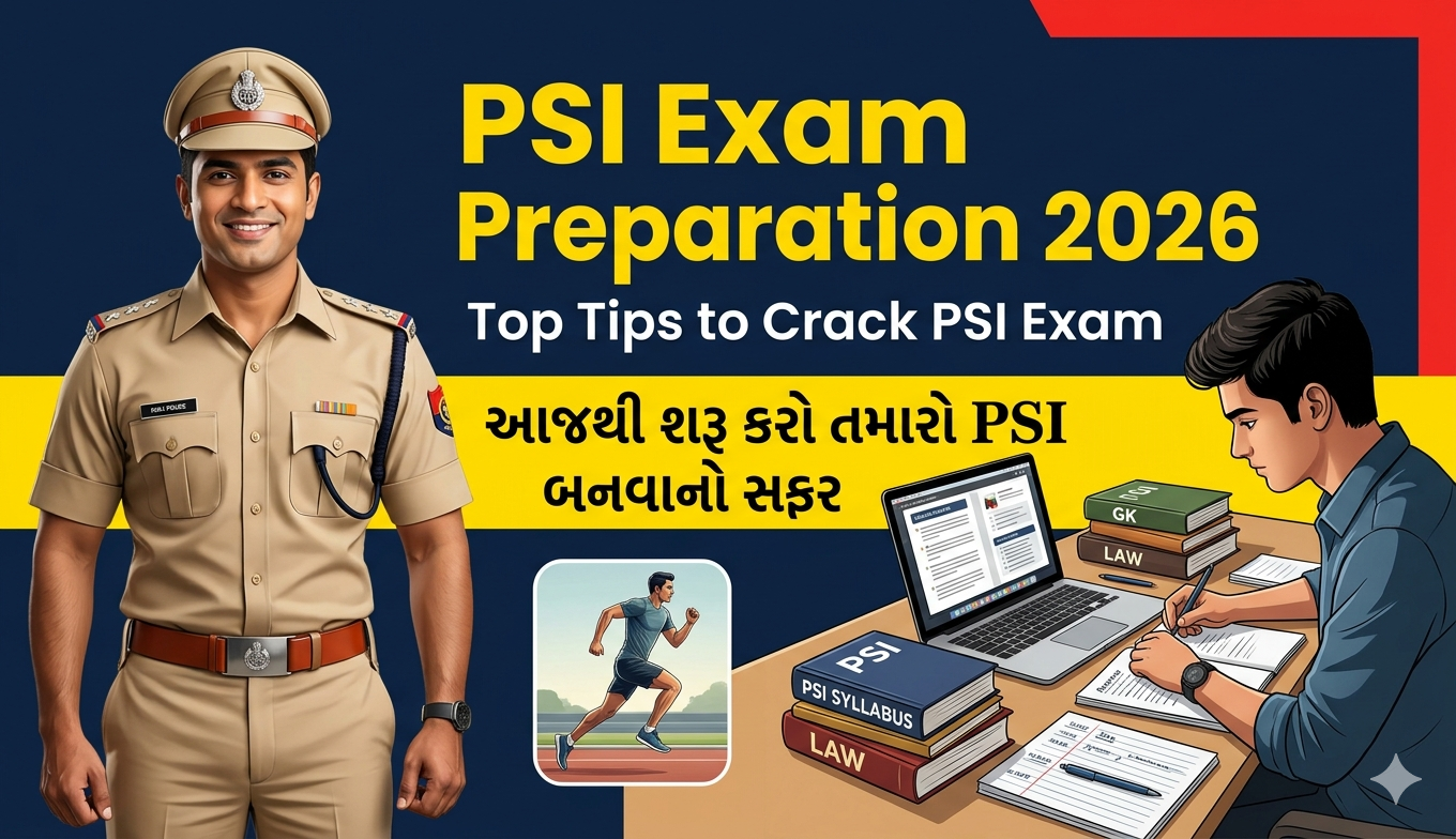 Important things to keep in mind while preparing for the PSI exam, PSI પરીક્ષા માટે તૈયારી કરતી વખતે ધ્યાનમાં રાખવાની મહત્વપૂર્ણ બાબતો